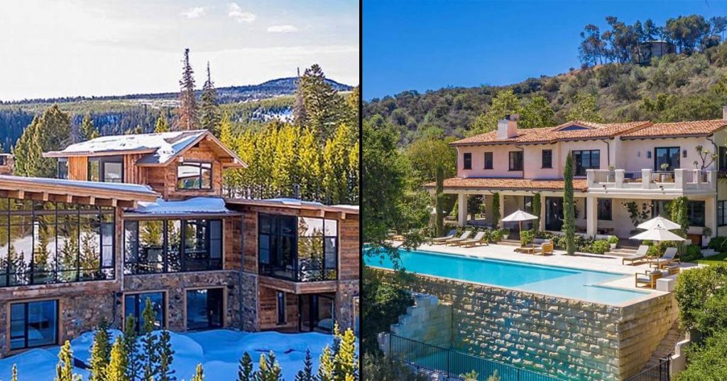 Justin Timberlake's Hollywood Hills Mansion & Part of Ski Resort in Montana