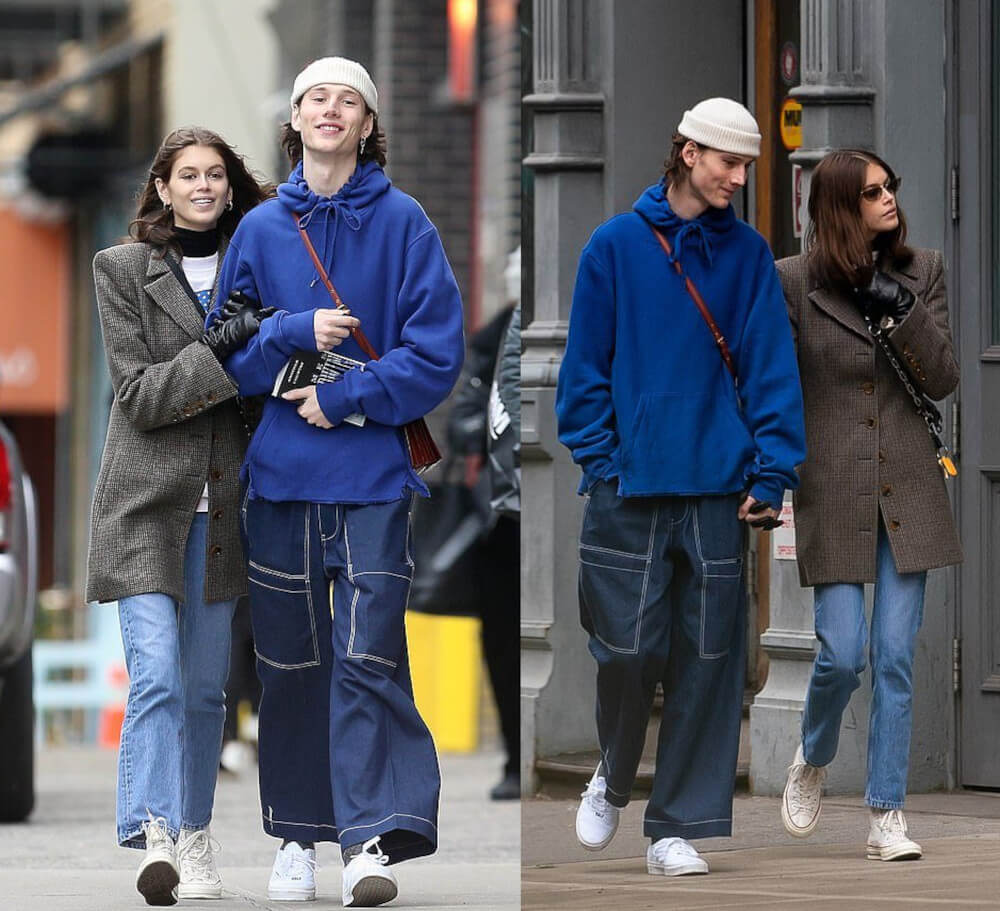 Kaia Gerber and Wellington Grant