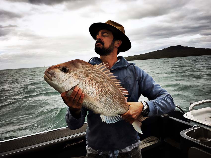 Karl Urban With His Big Catch