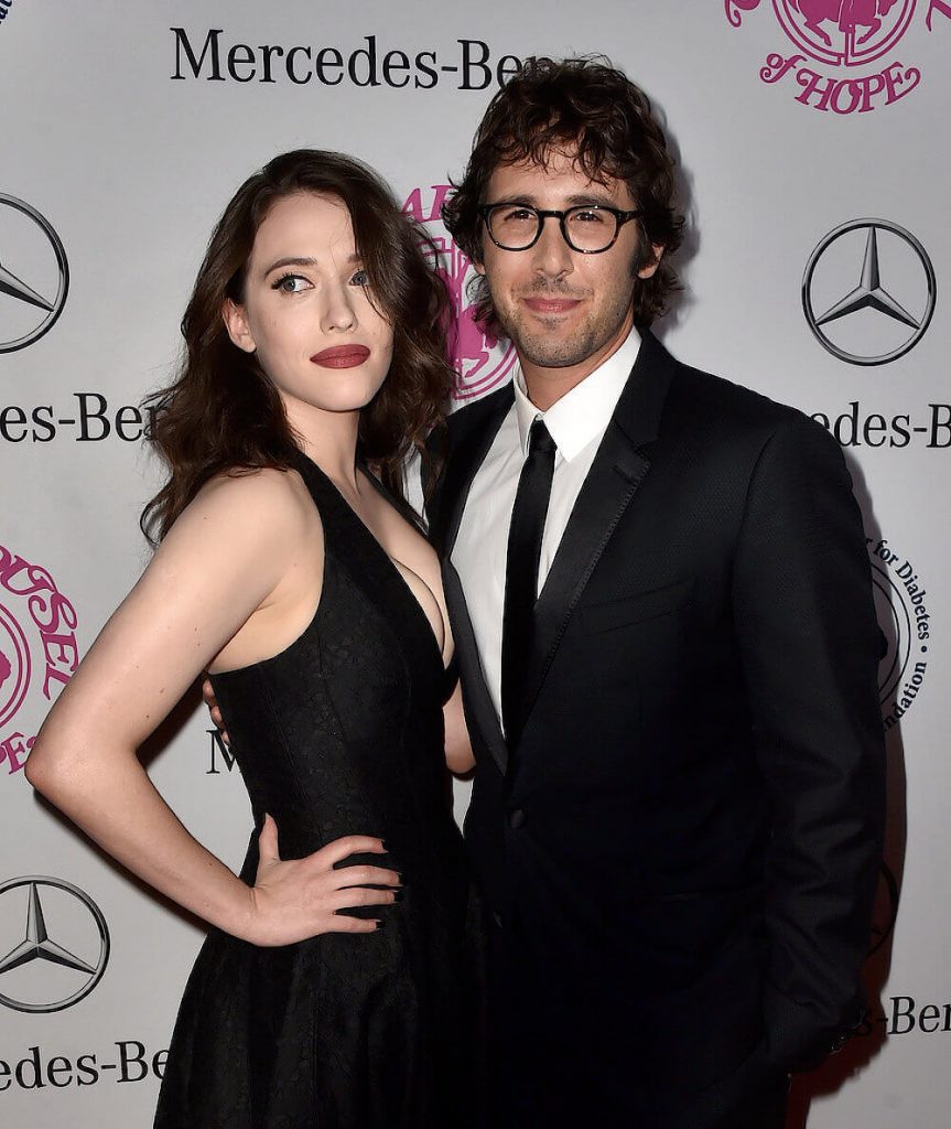 Kat Dennings and ex boyfriend Josh Groban