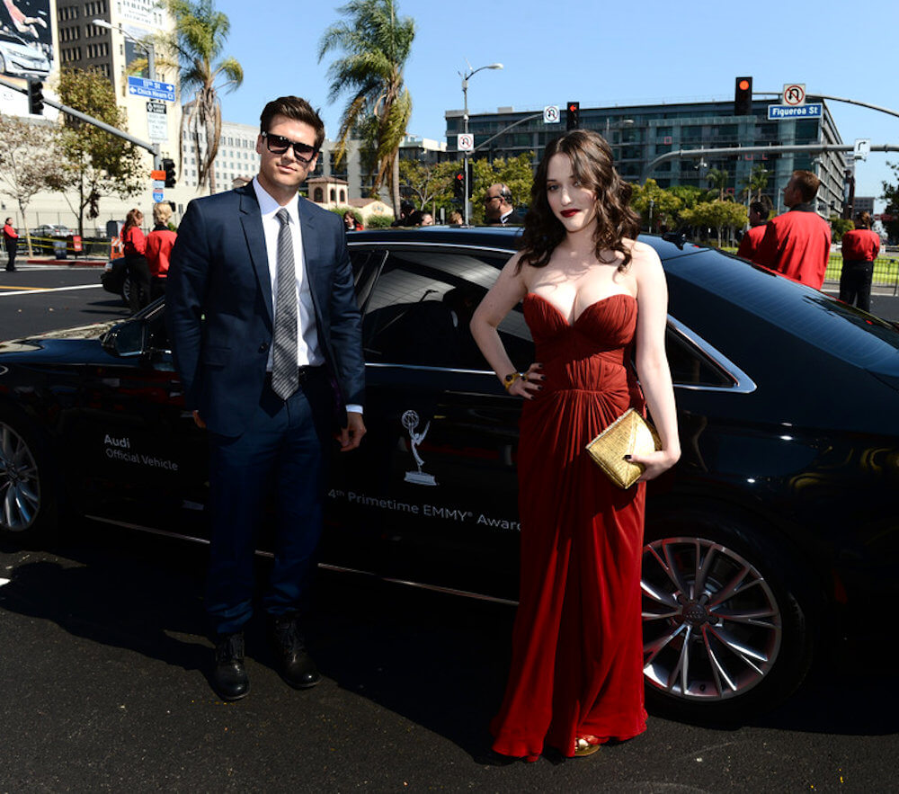 Kat Dennings and Nick Zano Emmy Awards