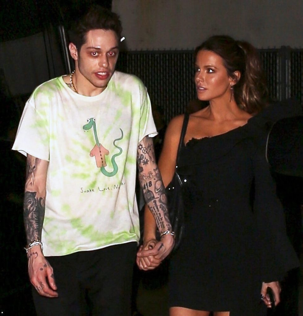 Kate Beckinsale with ex boyfriend Pete Davidson