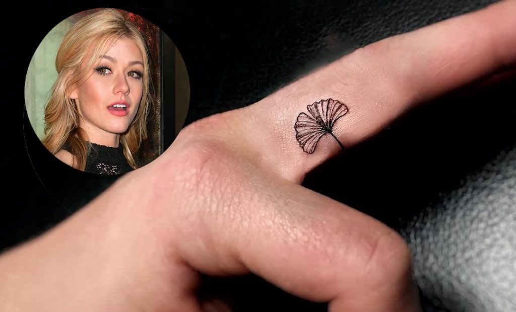 Katherine McNamara Finger Tattoo