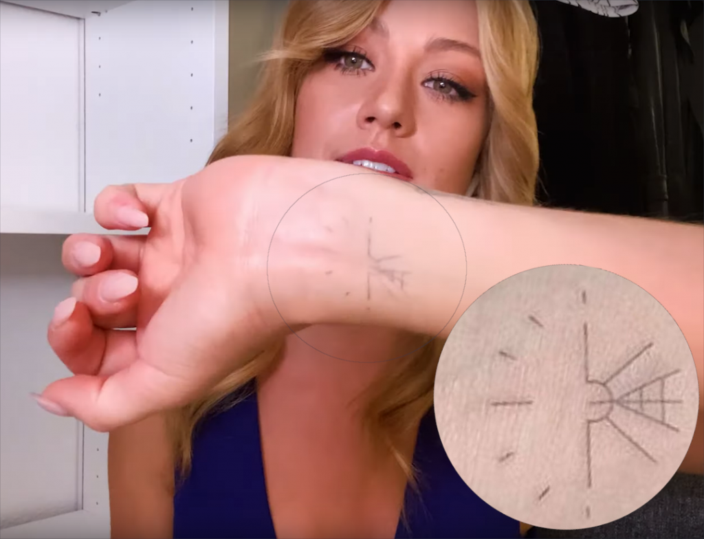 Katherine McNamara Wrist Tattoo