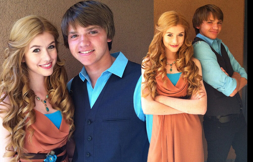 Katherine McNamara and ex boyfriend Joel Courtney