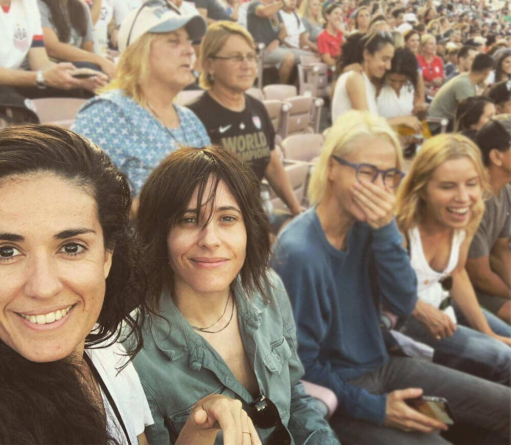 Katherine Moennig and wife Ana Rezende