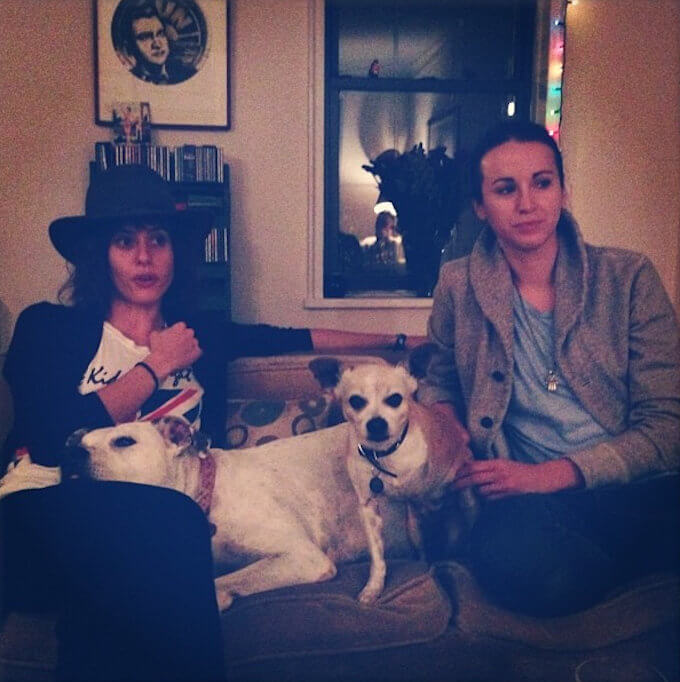 Katherine Moennig and ex gf Holly Miranda