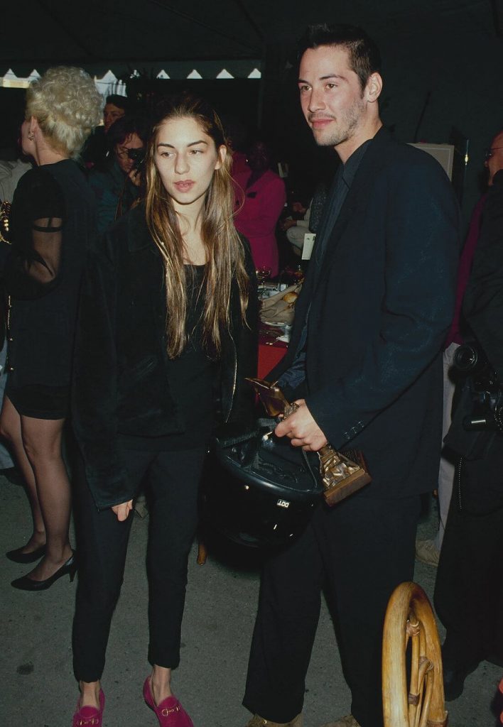 Keanu Reeves and girlfriend Sofia Coppola