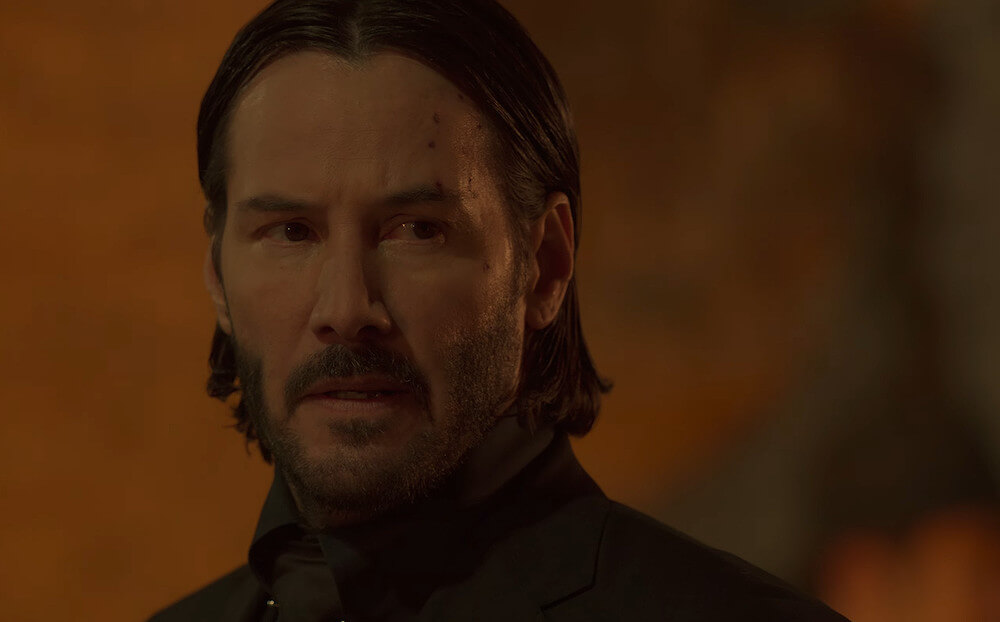 Keanu Reeves in the John Wick franchise