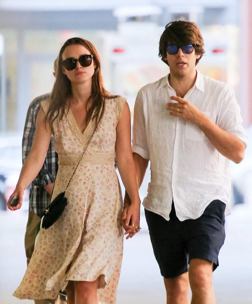 Keira Knightley with her husband James Righton