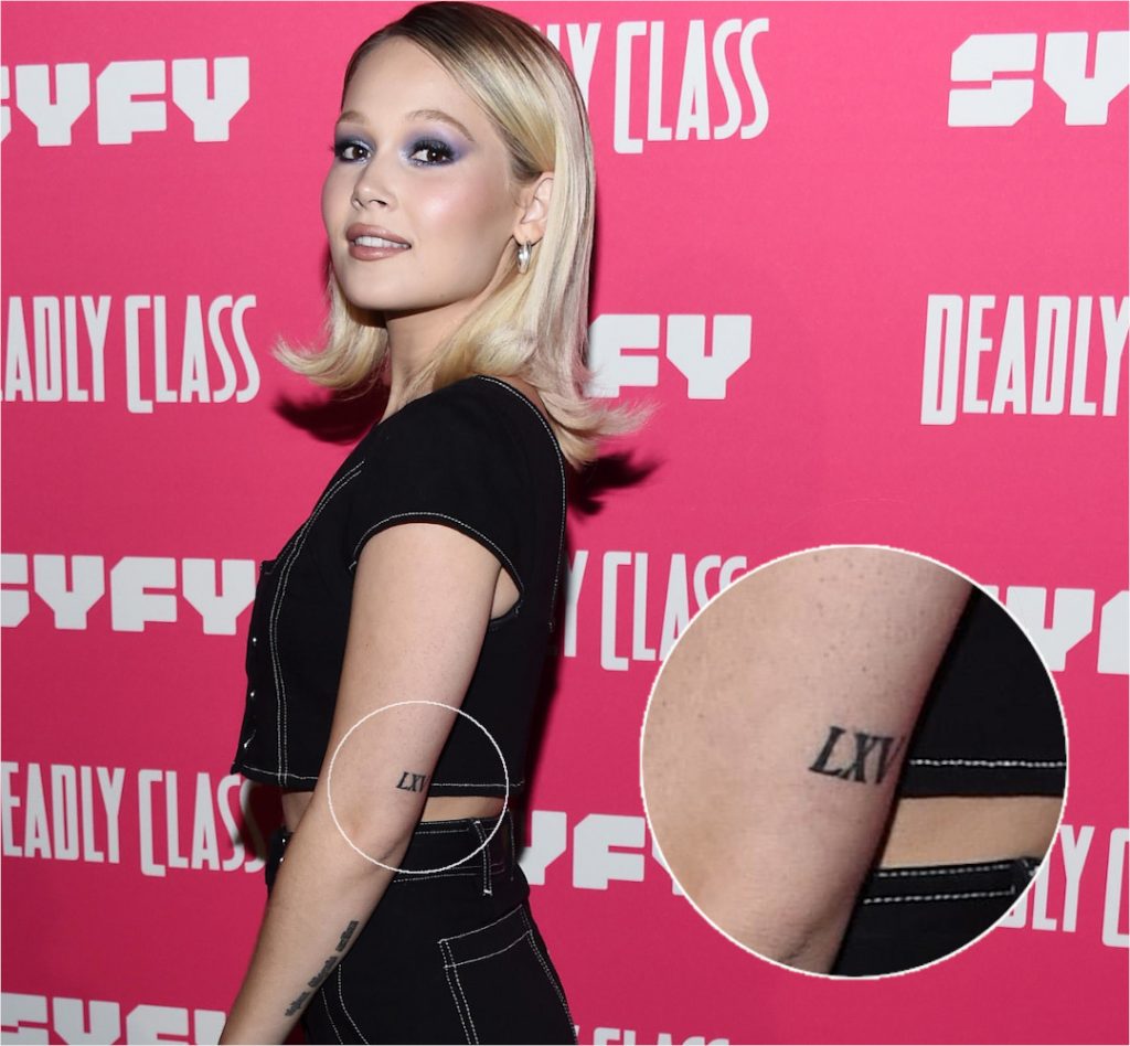 Kelli Berglund Roman Numeral Tattoo