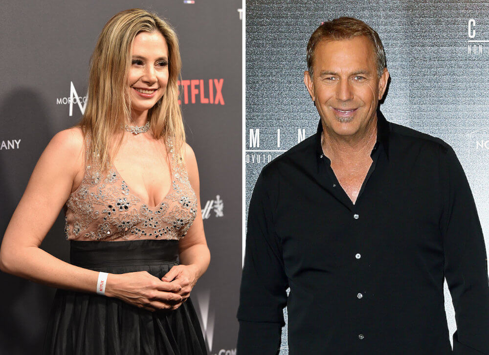 Kevin Costner and ex girlfriend Mira Sorvino