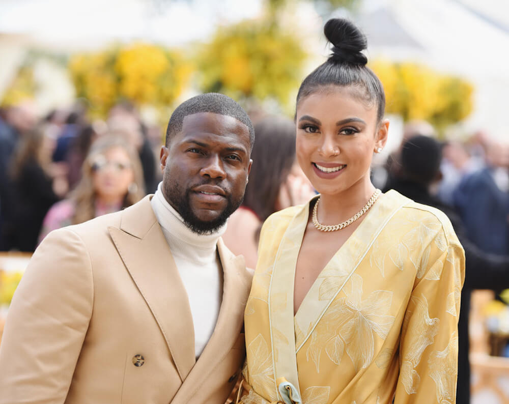 Kevin Hart and his current wife Eniko Parrish