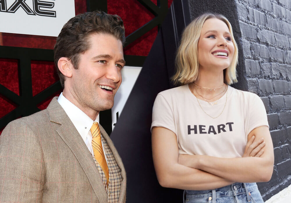 Kristen Bell and ex boyfriend Matthew Morrison