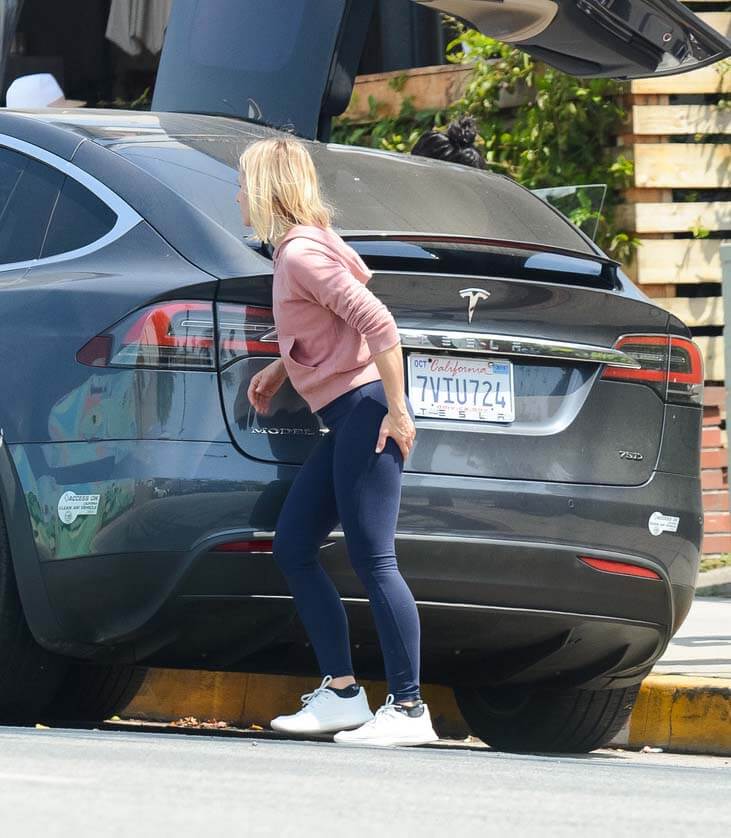 Kristen Bell's Tesla Model X