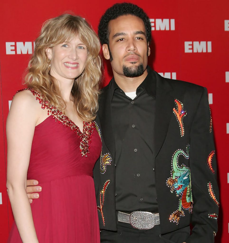 Laura Dern and ex husband Ben Harper