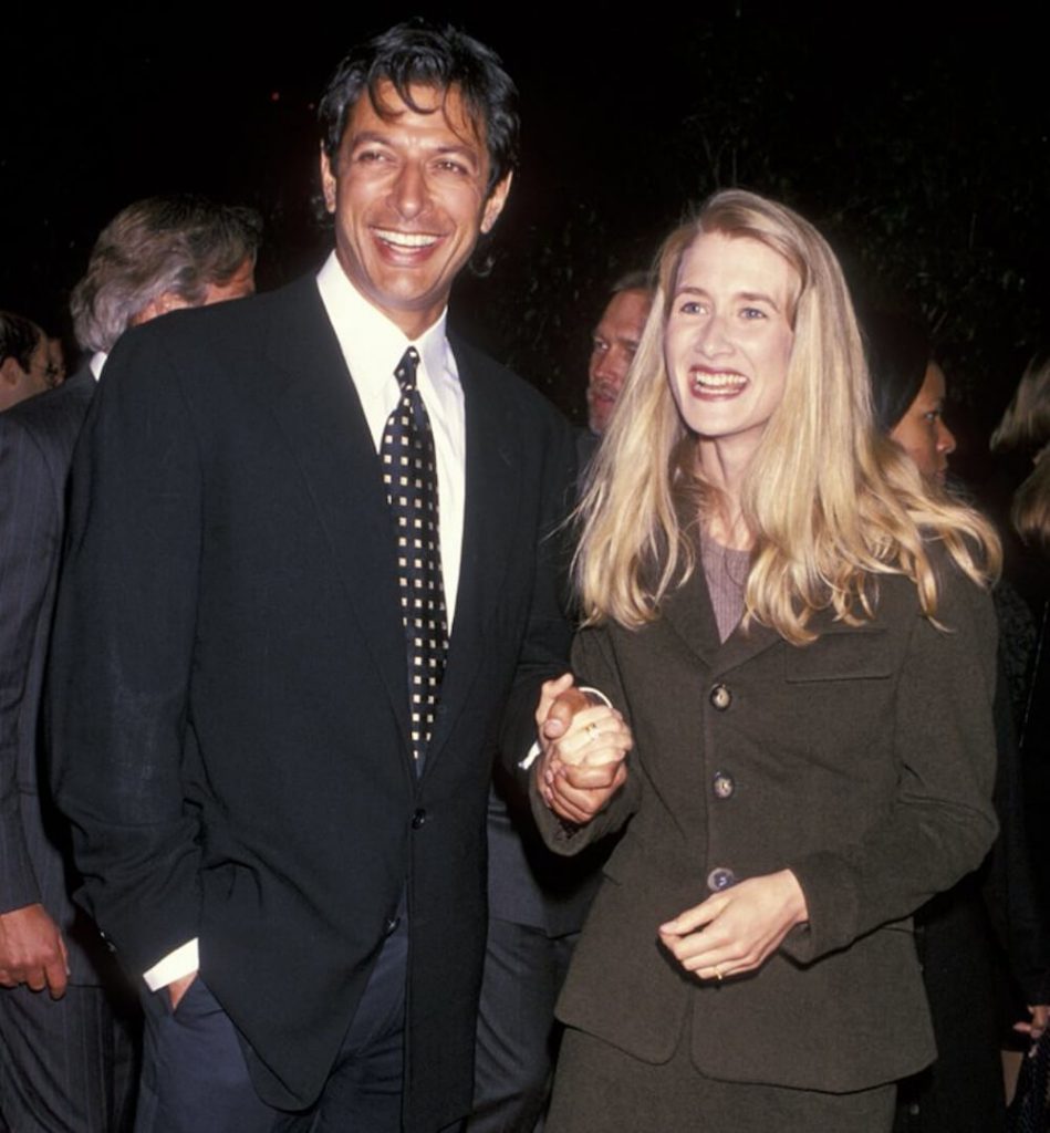 Laura Dern and ex boyfriend Jeff Goldblum