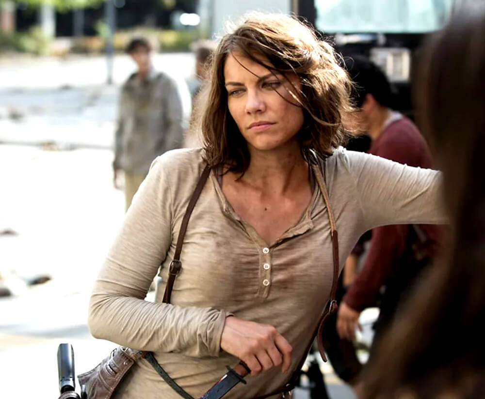 Lauren Cohan as Maggie on The Walking Dead