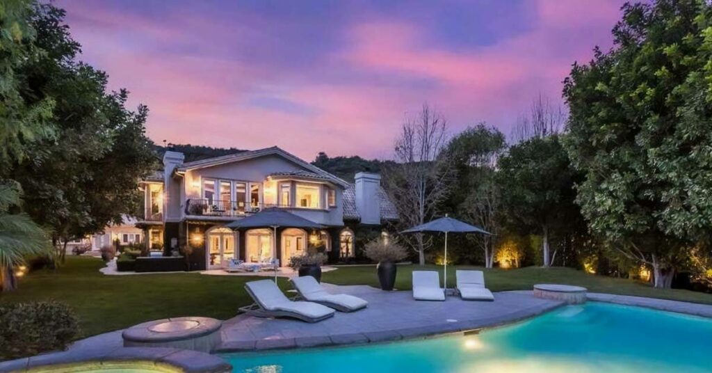 Leah Remini's house in Studio City, Los Angeles