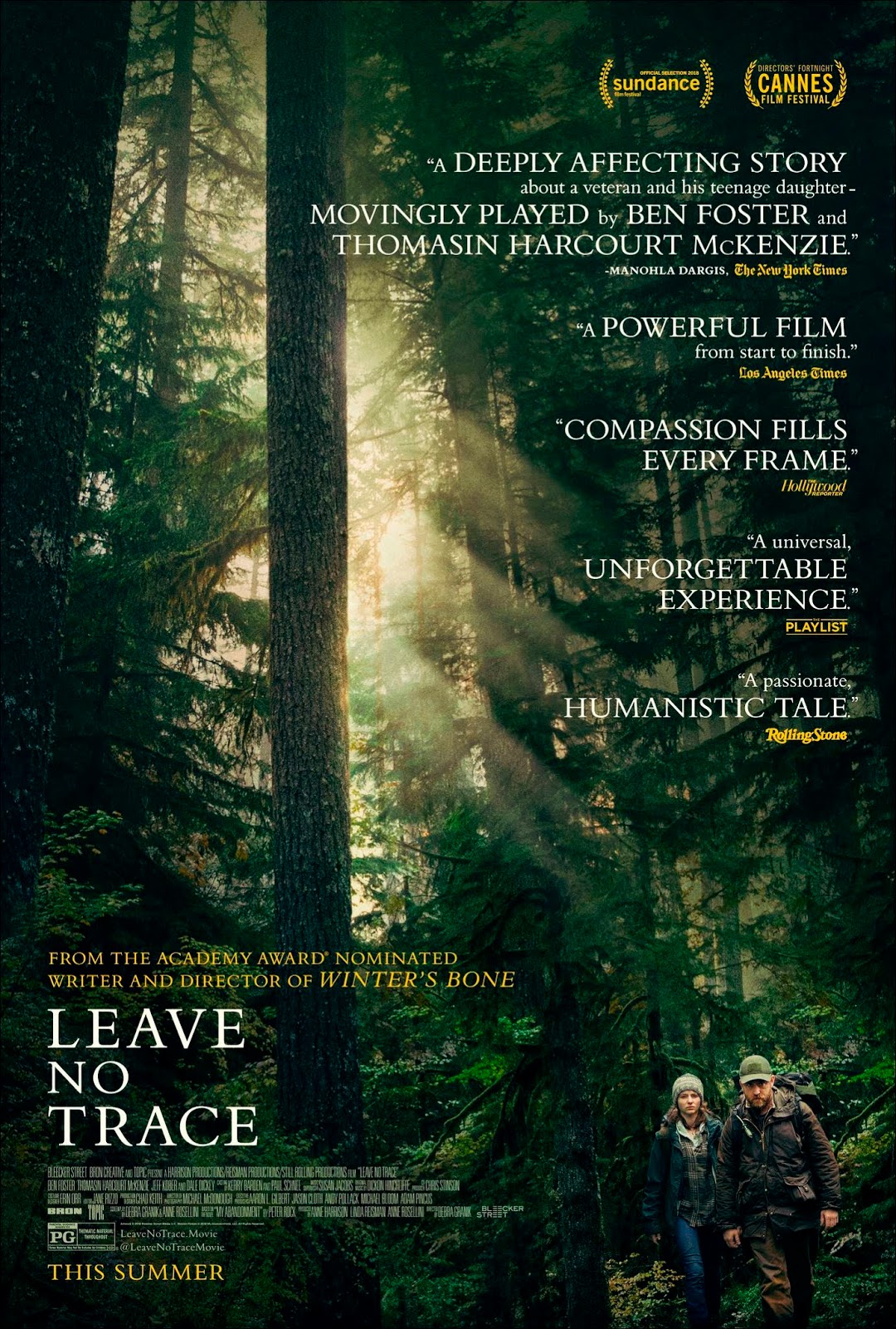 Leave No Trace 2018 poster