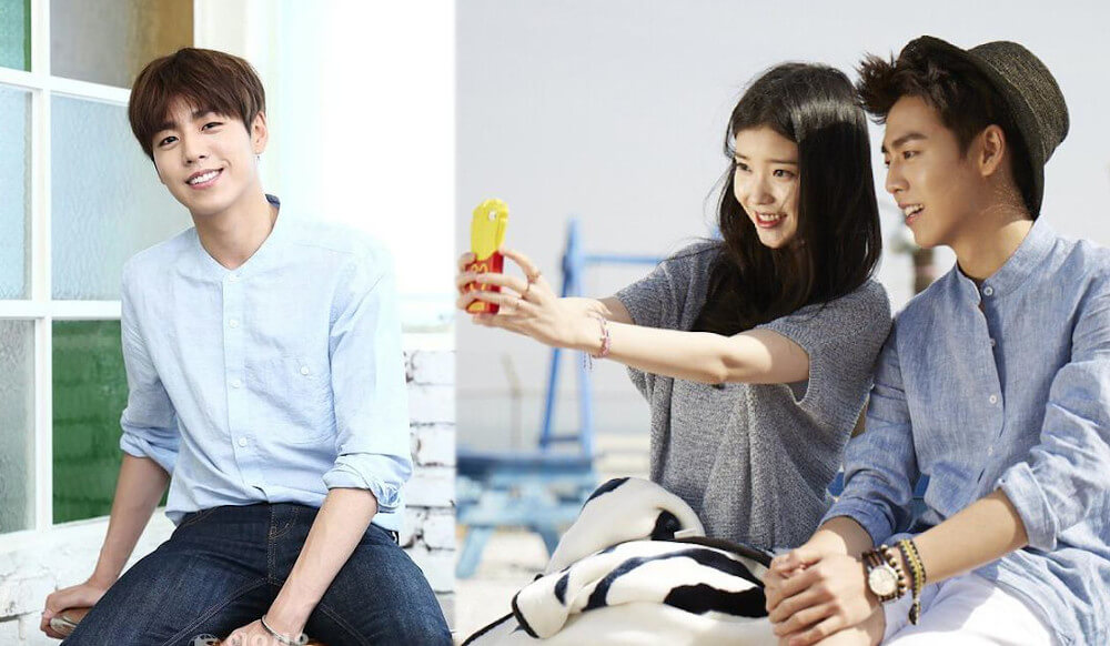 Lee Ji-eun (IU) with Lee Hyun Woo