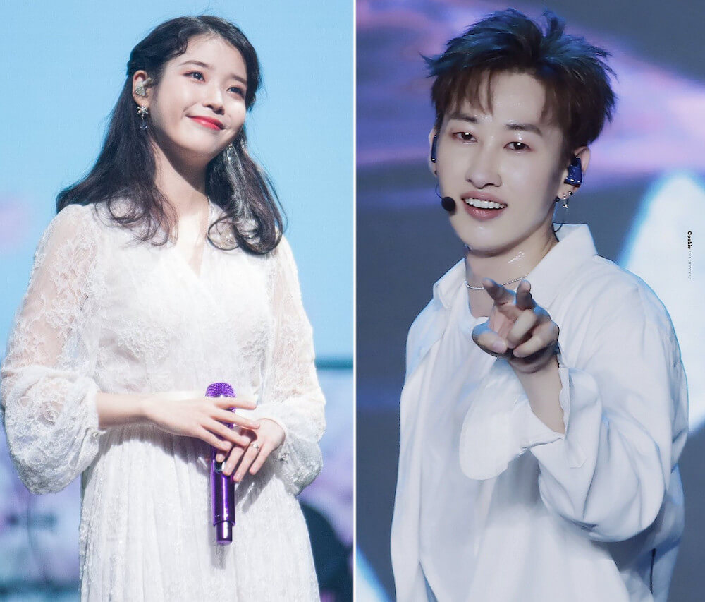 Lee Ji-eunn (IU) and Super Junior’s Eunhyuk