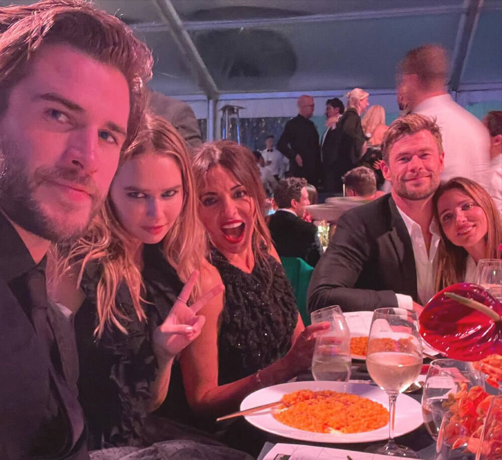 Liam Hemsworth and current girlfriend Gabriella Brooks Instagram