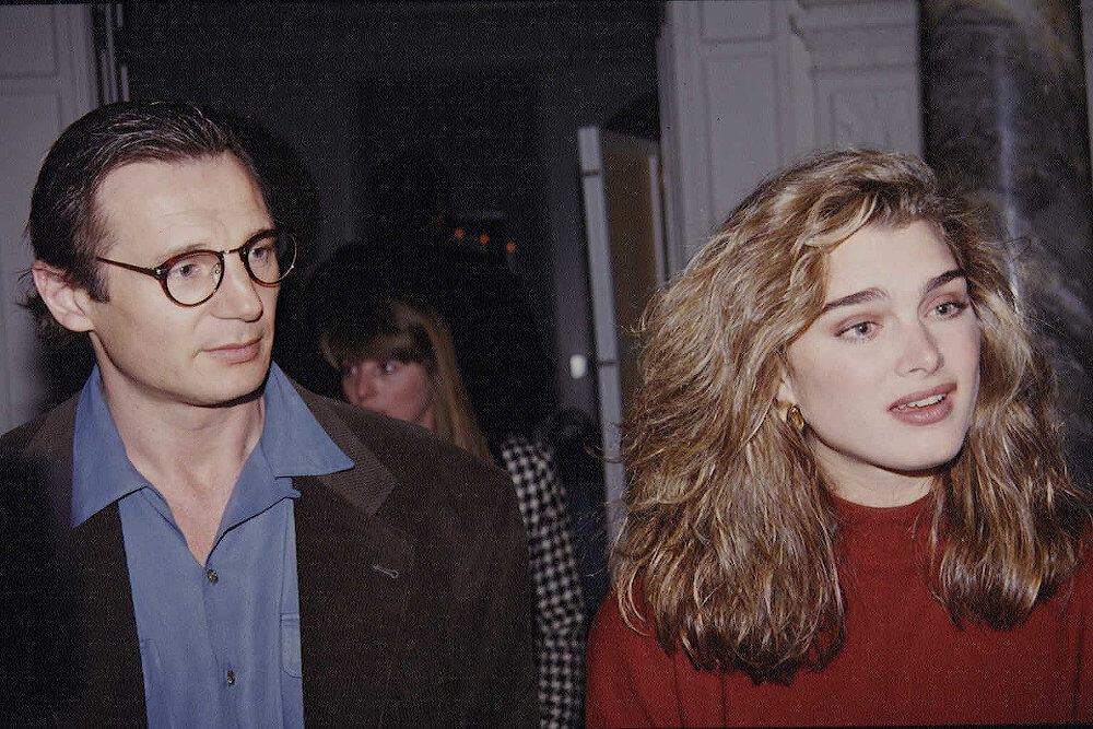 Liam Neeson y su ex novia Brooke Shields