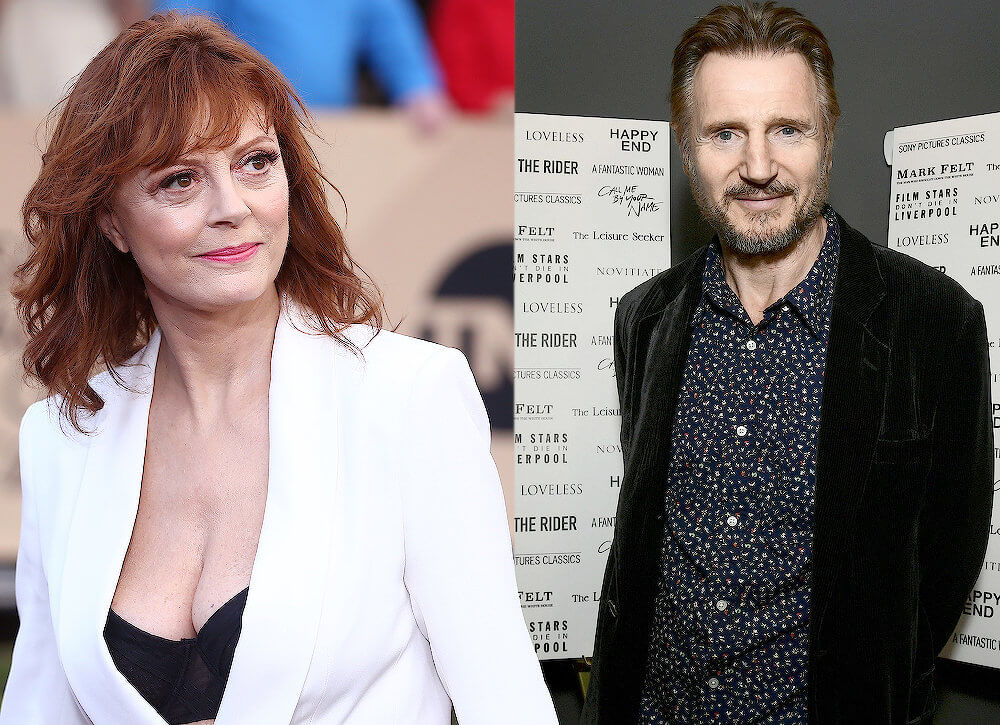 Liam Neeson and Susan Sarandon