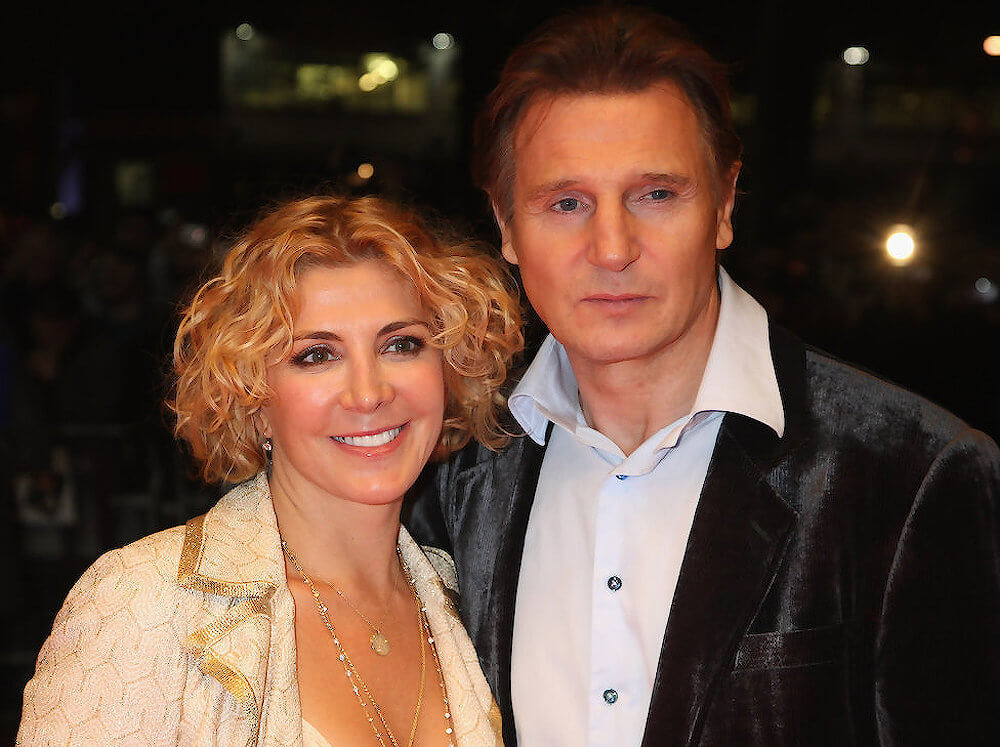 Liam Neeson with wife Natasha Richardson