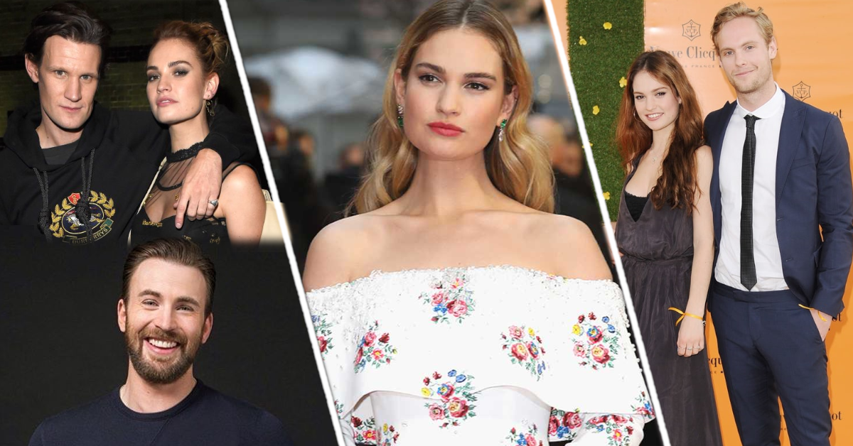 Lily James boyfriends list