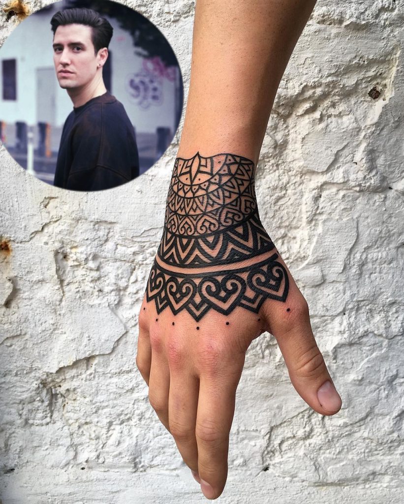 Logan Henderson Hand Tattoo