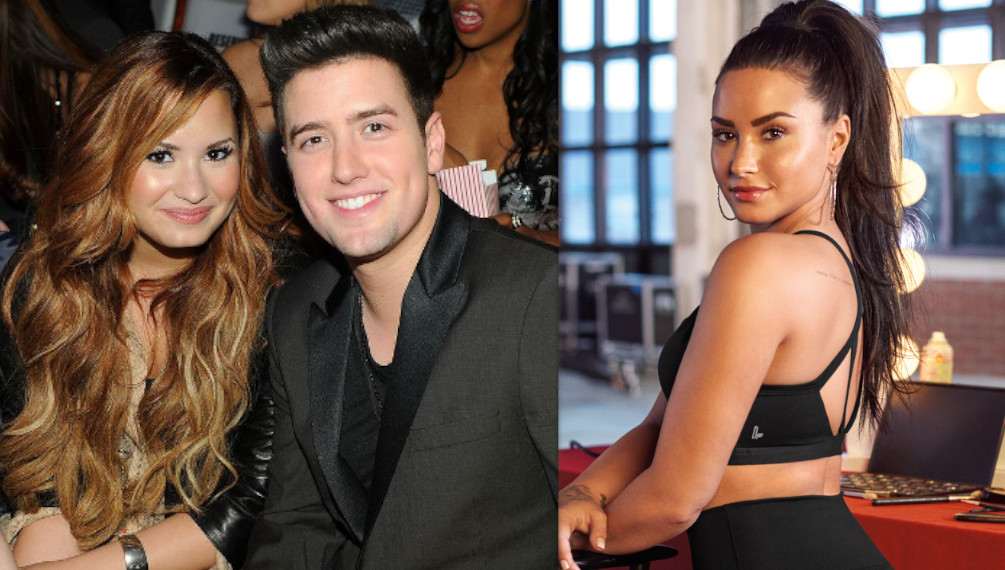 Logan Henderson with Demi Lovato