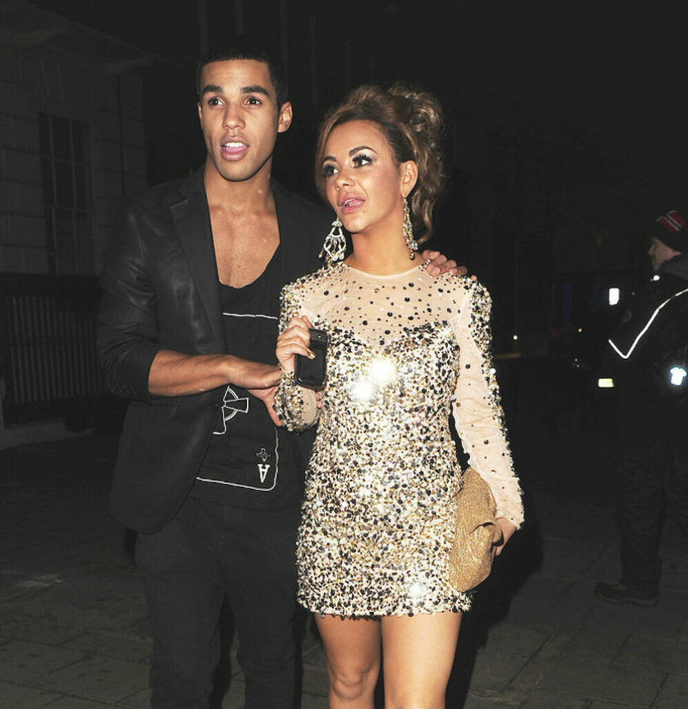 Lucien Laviscount and Chelsee Healey at Jalouse club, London