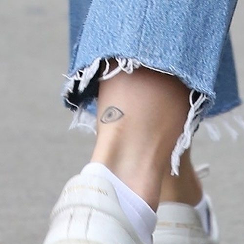 Lucy Hale ankle tattoo