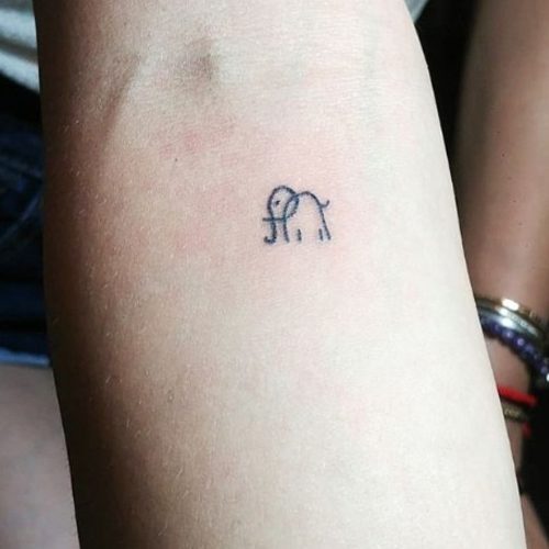 Lucy Hale elephant tattoo