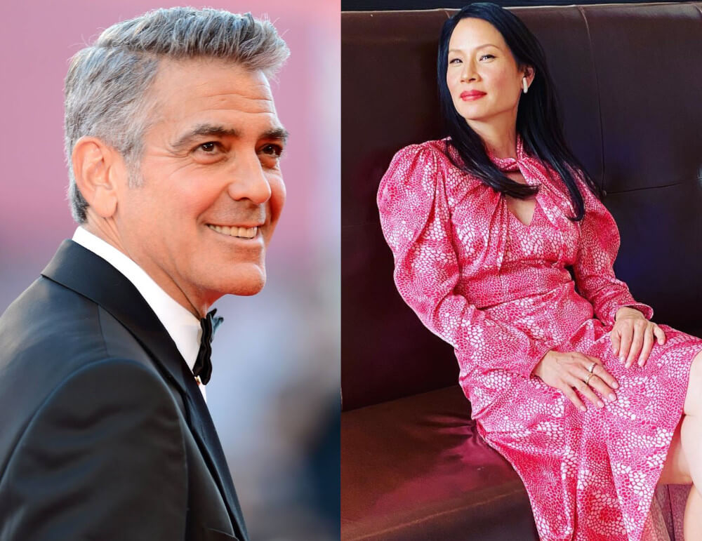 Lucy Liu and George Clooney