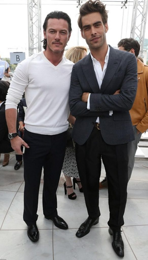 Luke Evans and ex boyfriend Jon Kortajarena