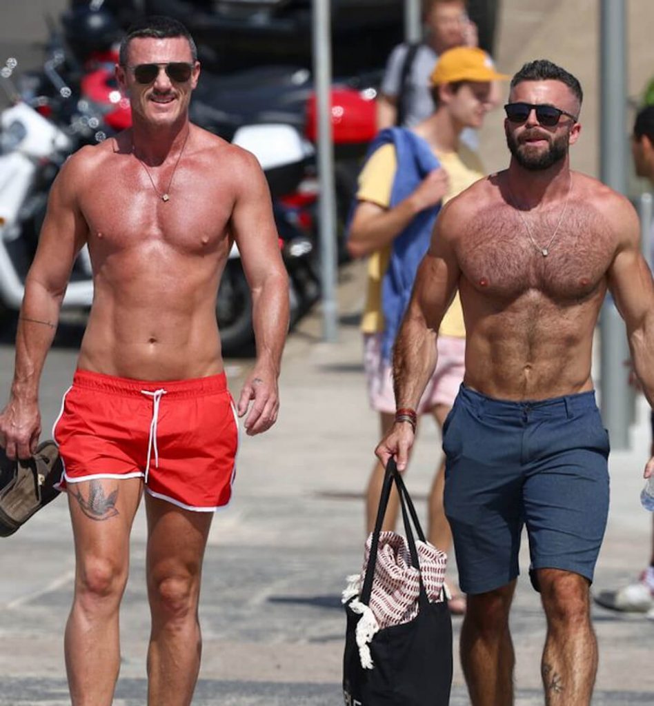 Luke Evans tattoos and his new boyfriend