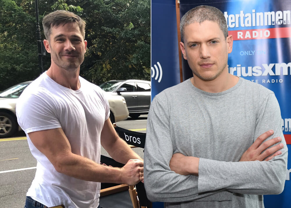 Luke Macfarlane and ex boyfriend Wentworth Miller