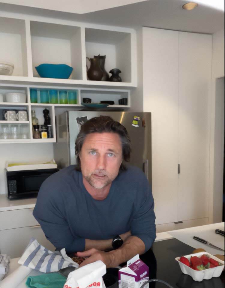 Martin Henderson at Home