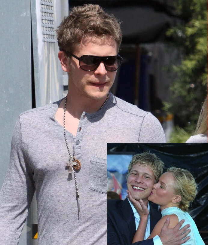 Matt Czuchry and Kate Bosworth kiss on the cheek