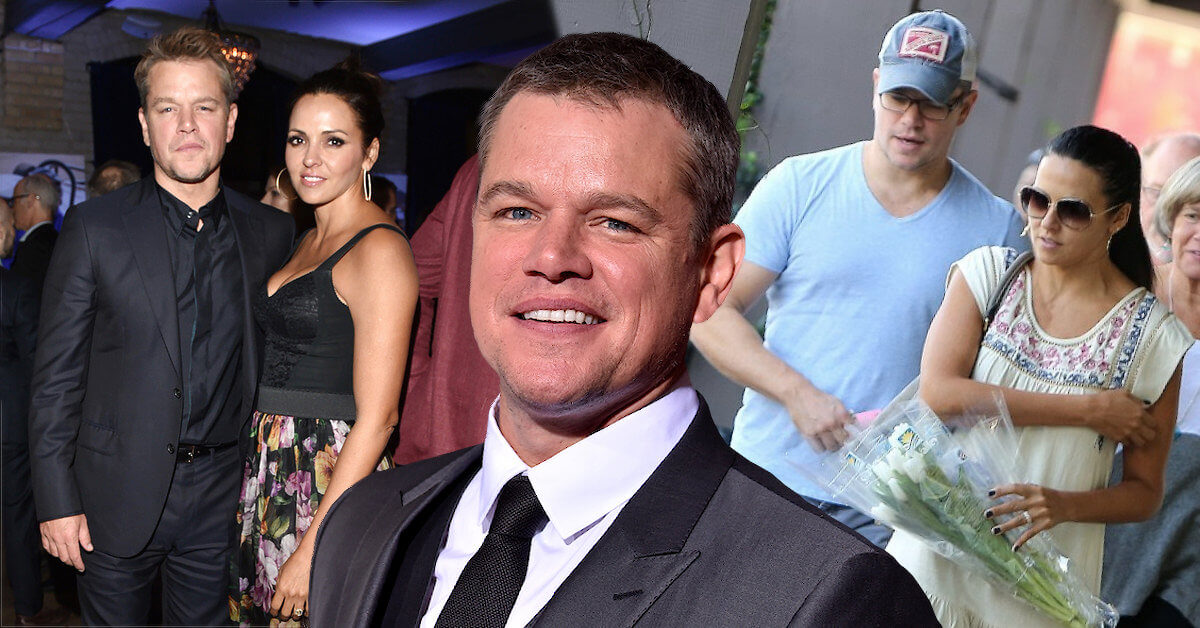 Matt Damon wife and married life