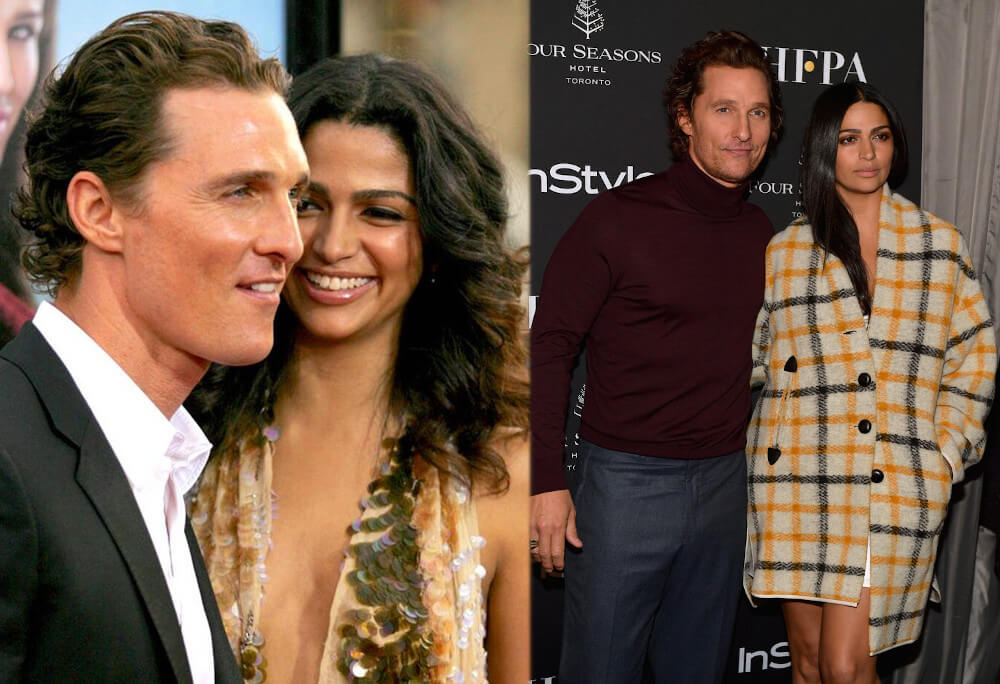 Matthew McConaughey and his wife Camila Alves