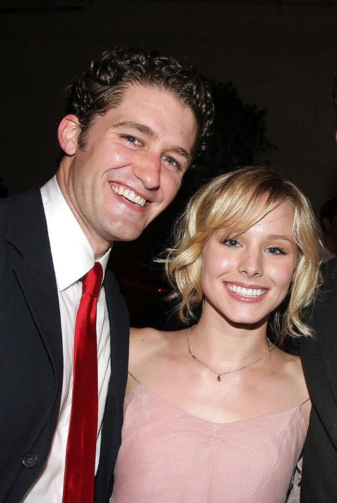 Matthew Morrison was rumored to be dating Kristen Bell