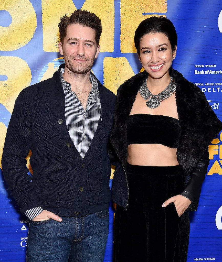 Matthew Morrison and wife Renee Puente