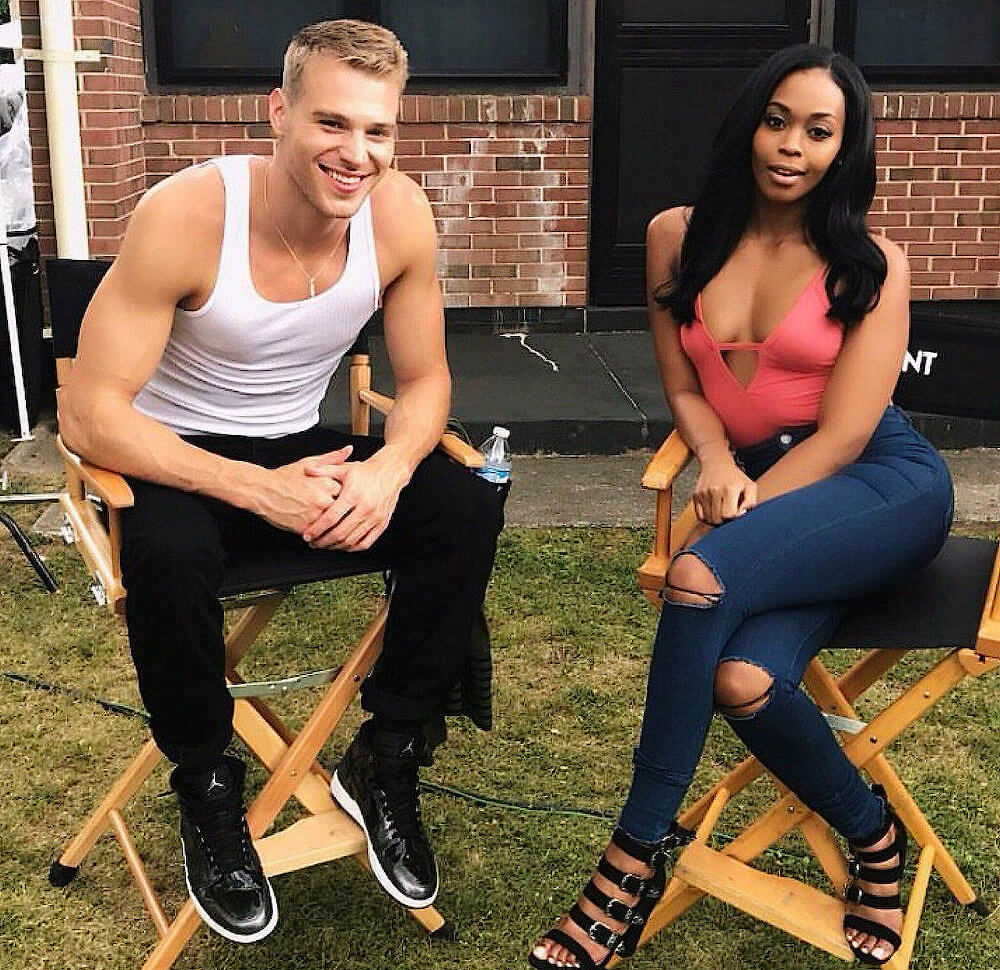 Matthew Noszka and ex girlfriend Nafessa Williams