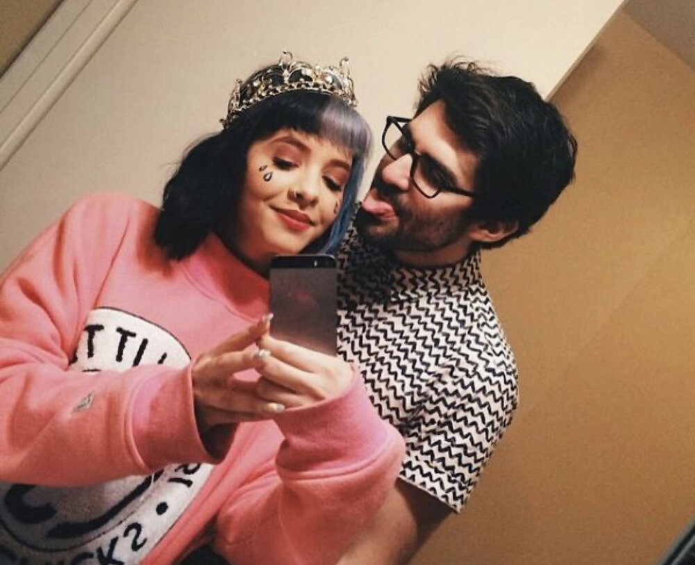 Melanie Martinez with her ex Miles Nasta