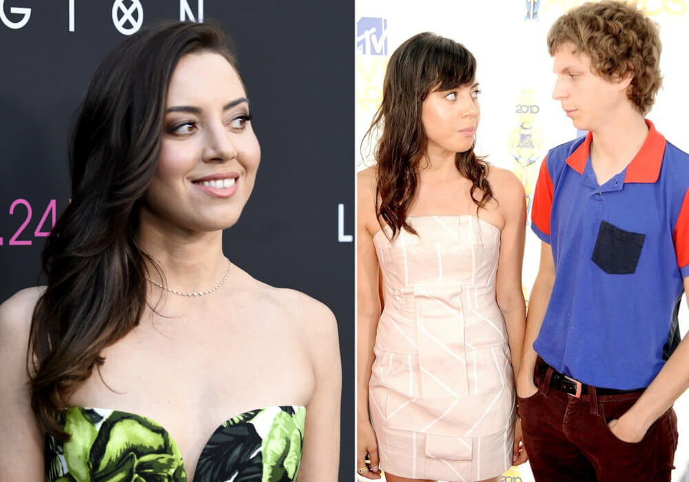 Michael Cera and ex girlfriend Aubrey Plaza