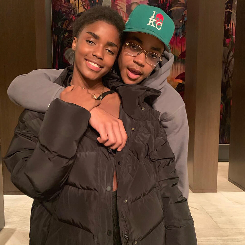 Michael Rainey Jr. and his ex girlfriend Eva Apio